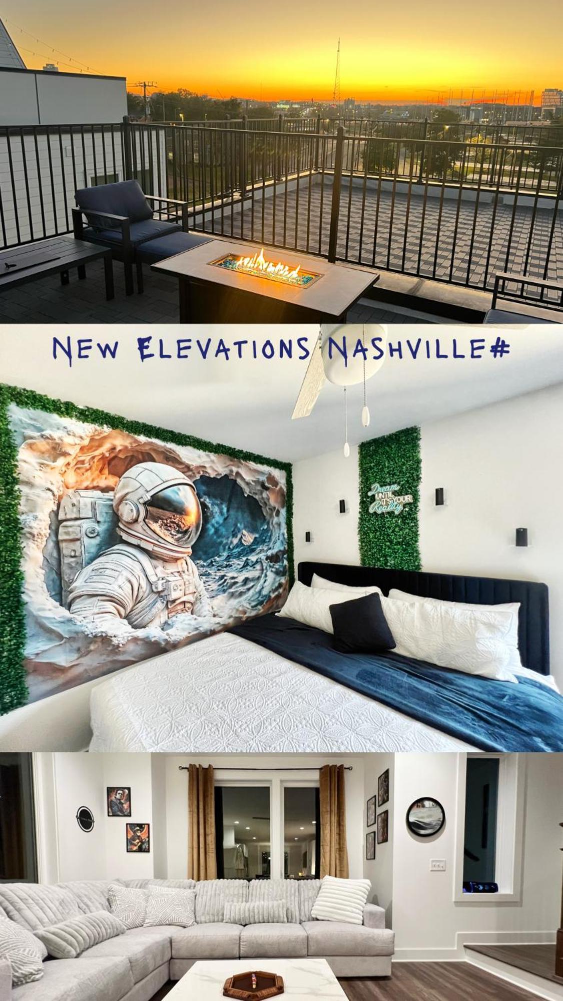 New Elevations Rooftop 5 Min To Downtown Nash Nashville Exteriör bild